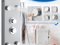 Kinkibos douchepaneel met plank en kraan - afbeelding 7 van  7