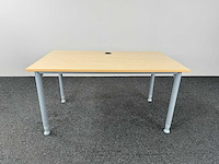 Kinnarps - bureau 140x80 - bureautafel (6x) - afbeelding 1 van  5