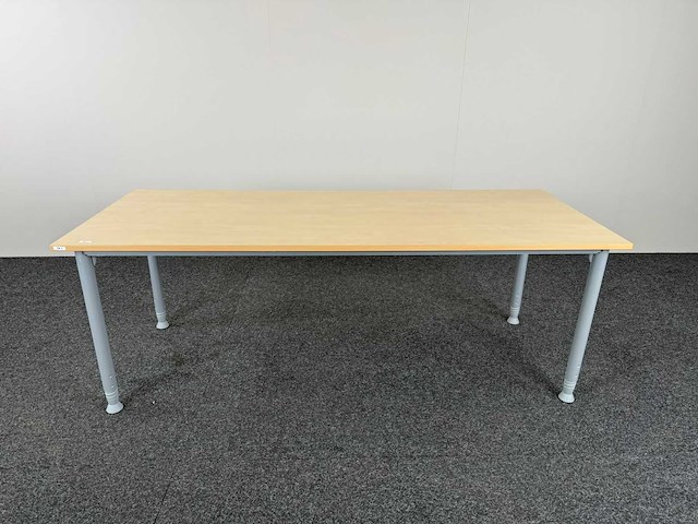 Kinnarps - bureau/vergadertafel 200x80 - bureautafel (8x) - afbeelding 3 van  5