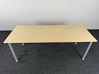 Kinnarps - bureau/vergadertafel 200x80 - bureautafel (8x) - afbeelding 2 van  5