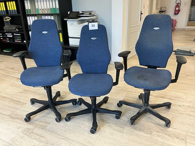 Kinnarps 6000 free float bureaustoel (3x) - afbeelding 1 van  5