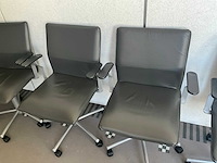 Kinnarps lederen vergaderstoel (6x) - afbeelding 5 van  6