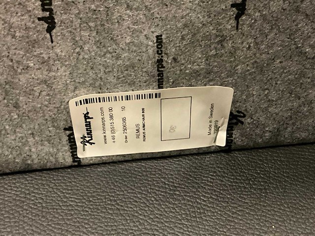 Kinnarps verrijdbare lederen zetel (4x) - afbeelding 7 van  8