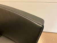Kinnarps verrijdbare lederen zetel (4x) - afbeelding 6 van  8
