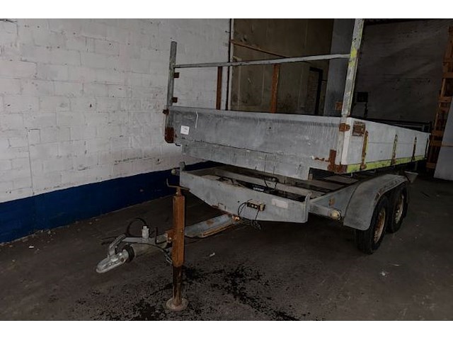 Kipaanhangwagen geremd dubbelas janssens - afbeelding 5 van  12