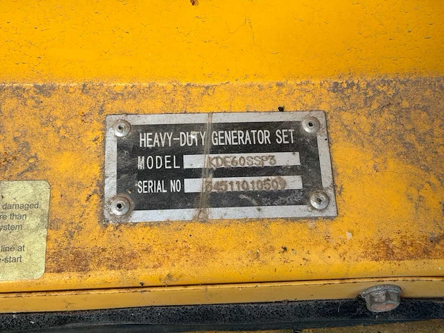 Kipor kdz60ssp3 stroomgenerator - afbeelding 5 van  6