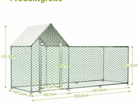 Kippenhok 3x1x1,5m - afbeelding 3 van  4