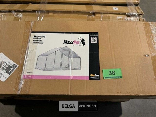 Kippenren metaal - 3x2x2m - afbeelding 4 van  4