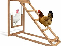 Kippenren speeltoestel 100 x 50 81 cm - afbeelding 2 van  3