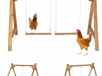 Kippenschommel 128 x 76 x 86cm - afbeelding 2 van  3