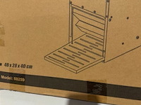 Kippenvoerbak 40x28x4 cm metaal - afbeelding 3 van  3