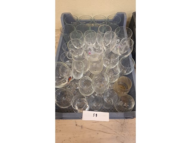 Kist glazen - afbeelding 1 van  1