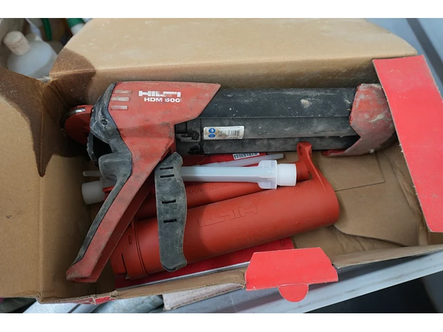 Kist sanitair verbruiksmateriaal met hilti hdm 500 - afbeelding 9 van  13
