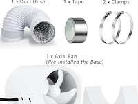Kit met kanaalbuisventilator 100mm - afbeelding 5 van  5