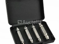 Kit voor het losdraaien van gebroken schroefdraad (4 elementen) kraft&dele