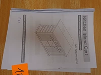 Kitchen island cart - afbeelding 6 van  6