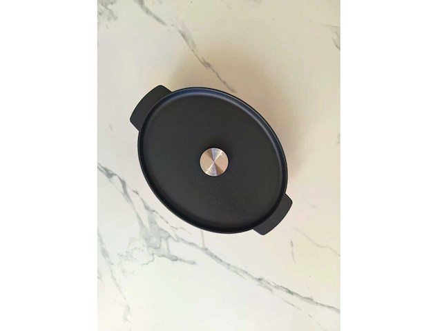 Kitchenaid pot gietijzer 5. 6l 30cm zwarte mat - afbeelding 2 van  4