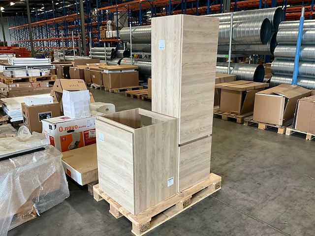 Kivu badkamerkast met kolomkast - afbeelding 1 van  6