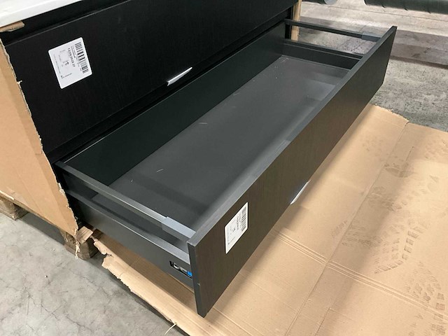 Kivu badkamerkast met wastafelblad (2x) - afbeelding 1 van  5