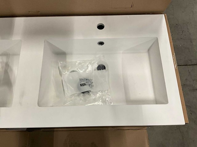 Kivu badkamerkast met wastafelblad (2x) - afbeelding 3 van  5