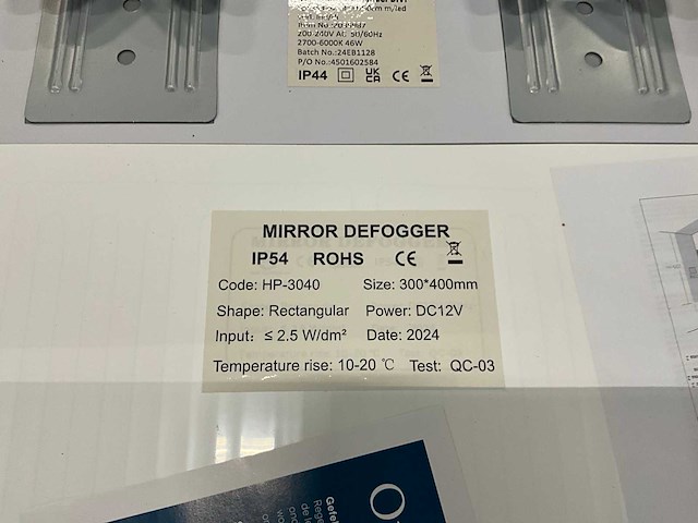 Kivu badkamerkast met wastafelblad en spiegel (2x) - afbeelding 7 van  9