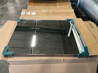 Kivu badkamerkast met wastafelblad en spiegel - afbeelding 4 van  11