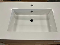 Kivu badkamerkast met wastafelblad en spiegel - afbeelding 5 van  10