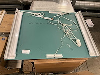 Kivu badkamerkast met wastafelblad en spiegel - afbeelding 8 van  10