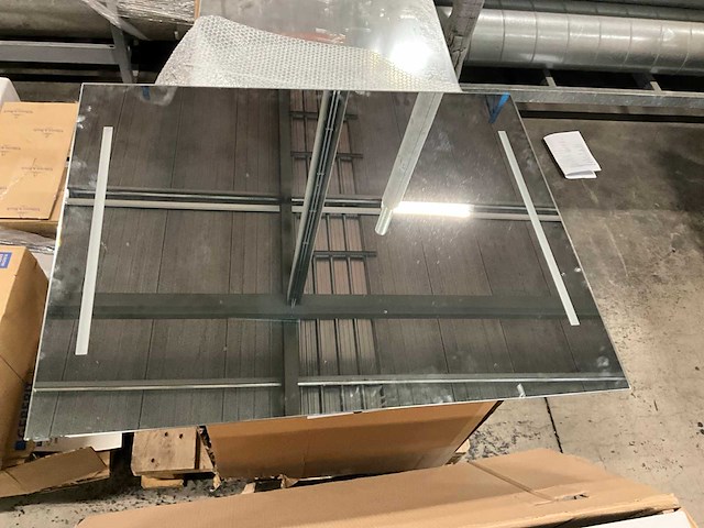 Kivu badkamerkast met wastafelblad en spiegel - afbeelding 9 van  10