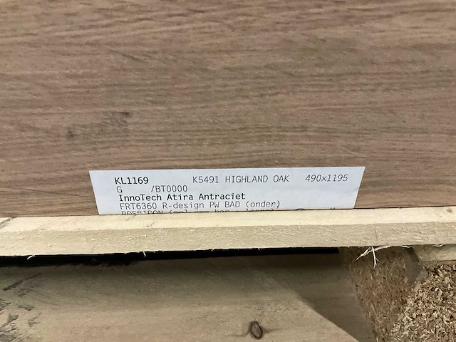 Kivu badkamerkast met wastafelblad en spiegel - afbeelding 5 van  7