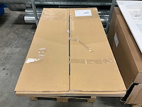 Kivu badkamerkast met wastafelblad en spiegel - afbeelding 6 van  7