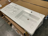 Kivu badkamerkast met wastafelblad - afbeelding 5 van  9