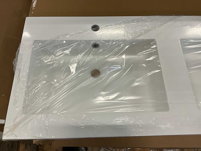 Kivu badkamerkast met wastafelblad - afbeelding 7 van  9