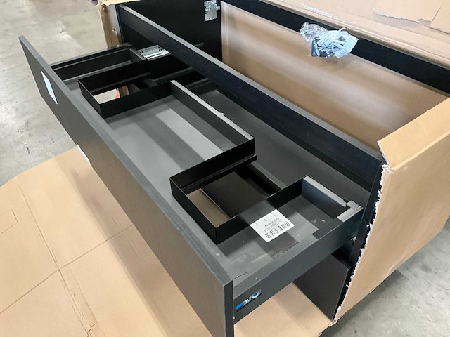 Kivu badkamerkast met wastafelblad - afbeelding 1 van  2