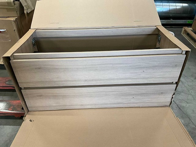 Kivu badkamerkast met wastafelblad - afbeelding 4 van  7