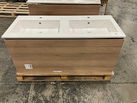 Kivu badkamerkast met wastafelblad - afbeelding 2 van  7