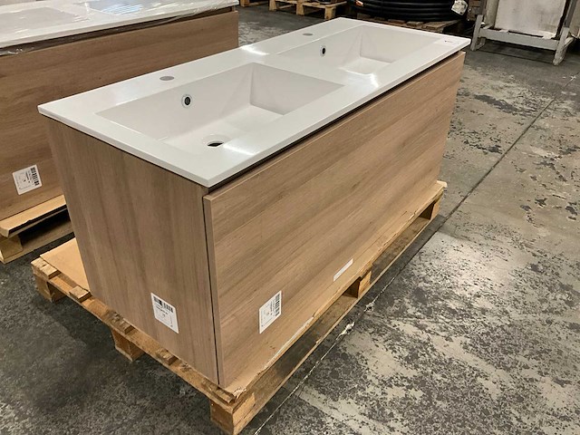 Kivu badkamerkast met wastafelblad - afbeelding 3 van  7