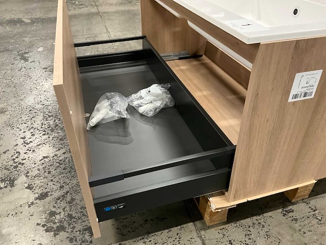 Kivu badkamerkast met wastafelblad - afbeelding 4 van  7