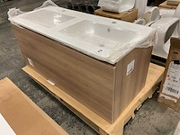 Kivu badkamerkast met wastafelblad - afbeelding 1 van  8