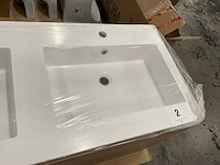 Kivu badkamerkast met wastafelblad - afbeelding 6 van  8