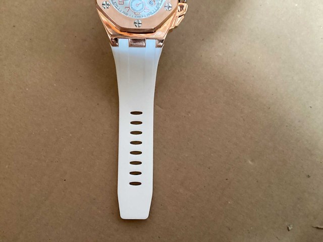 Kjc horloge met rubber bandje (14x) - afbeelding 3 van  6