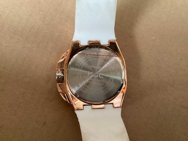 Kjc horloge met rubber bandje (14x) - afbeelding 5 van  6