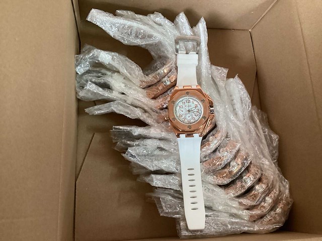 Kjc horloge met rubber bandje (14x) - afbeelding 6 van  6