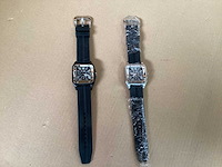Kjc horloge met rubber bandje (2x) - afbeelding 1 van  5