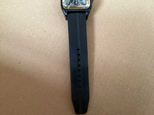 Kjc horloge met rubber bandje (2x) - afbeelding 4 van  5