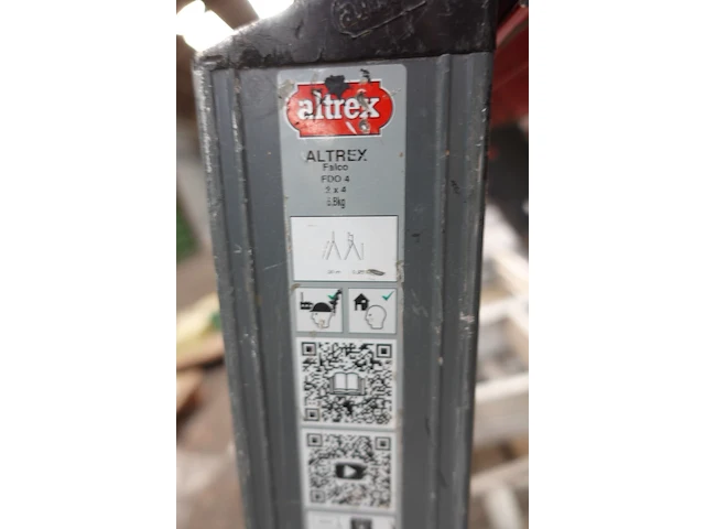 Klapladder aluminium altrex - afbeelding 2 van  2