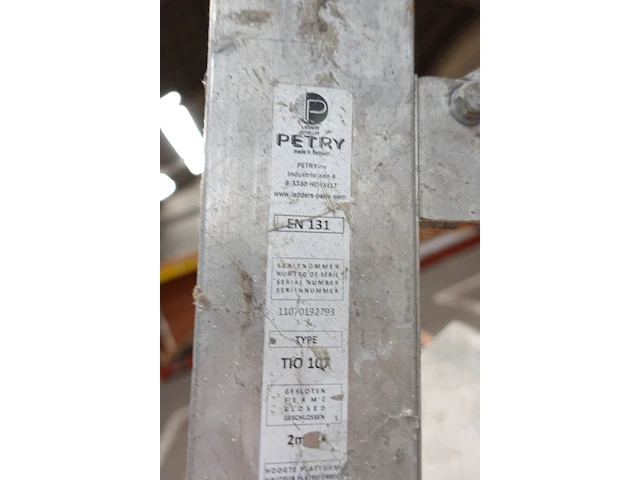 Klapladder aluminium petry - afbeelding 2 van  2
