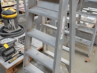 Klapladder aluminium solide