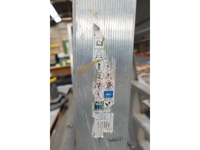 Klapladder aluminium solide - afbeelding 2 van  2
