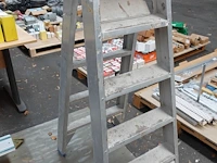 Klapladder aluminium solide